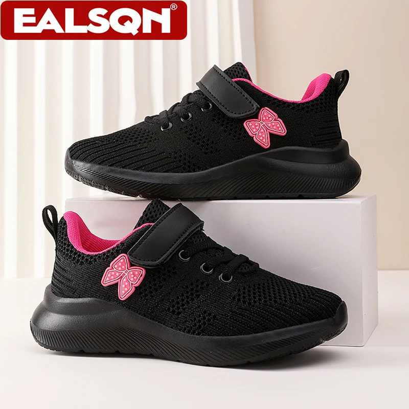 

Fashion Girls Shoes Four Seasons Cartoon Print Children's Breathable Sports Shoes Student Kids Soft Sole Casual Walking Snekaer