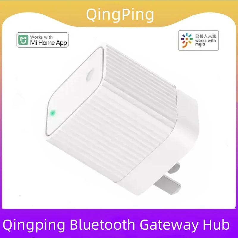 Qingping Bluetooth Gateway Hub Compatible WIFI Remote View Data Sub-Device Smart  Linkage Home Device Work With Mihome Xiaomi