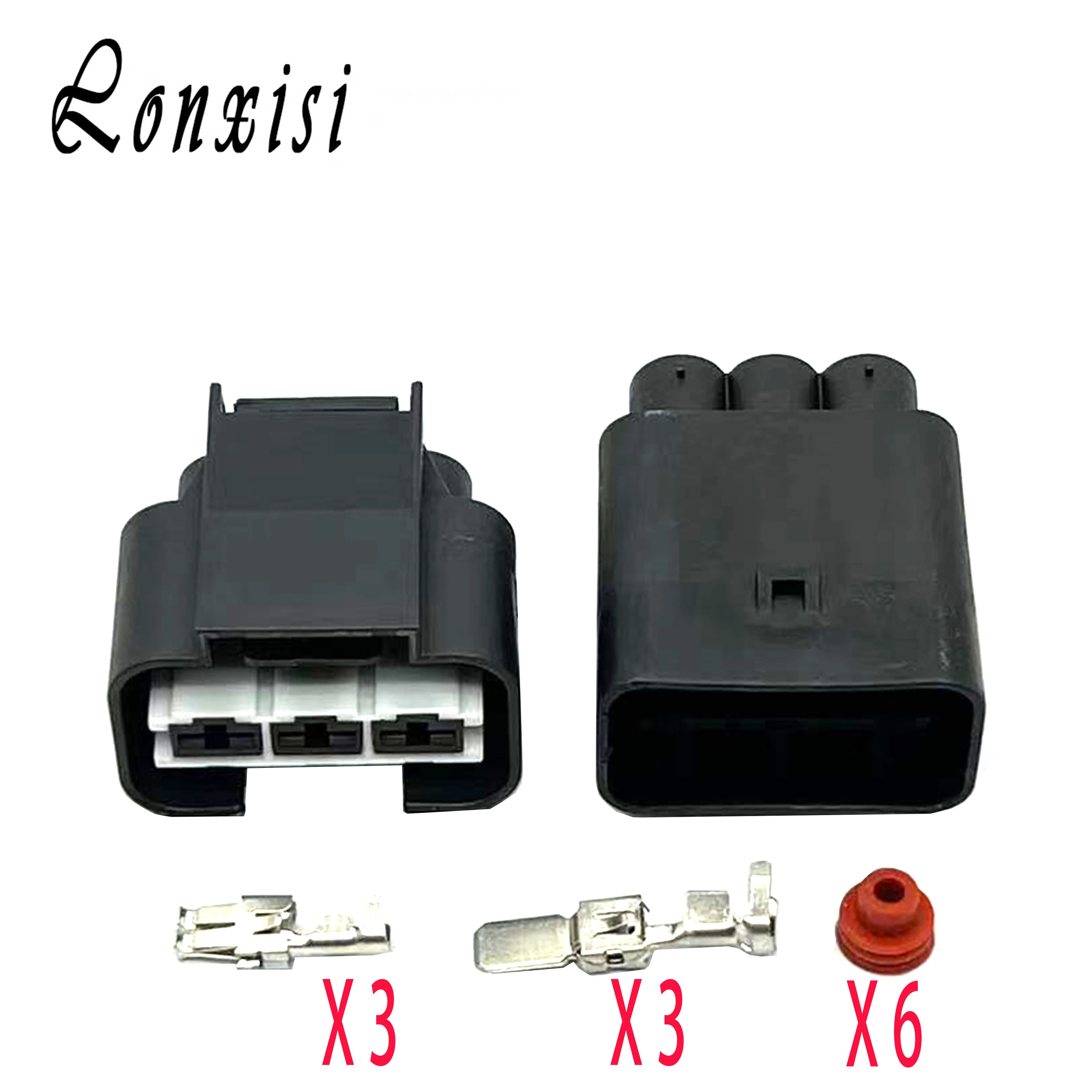 1 Set 3 Pin TE 1743757-2 Electric Wire Radiator Fan Connector 1743271-2 Suitable For MCodern Kia Tucson Connector
