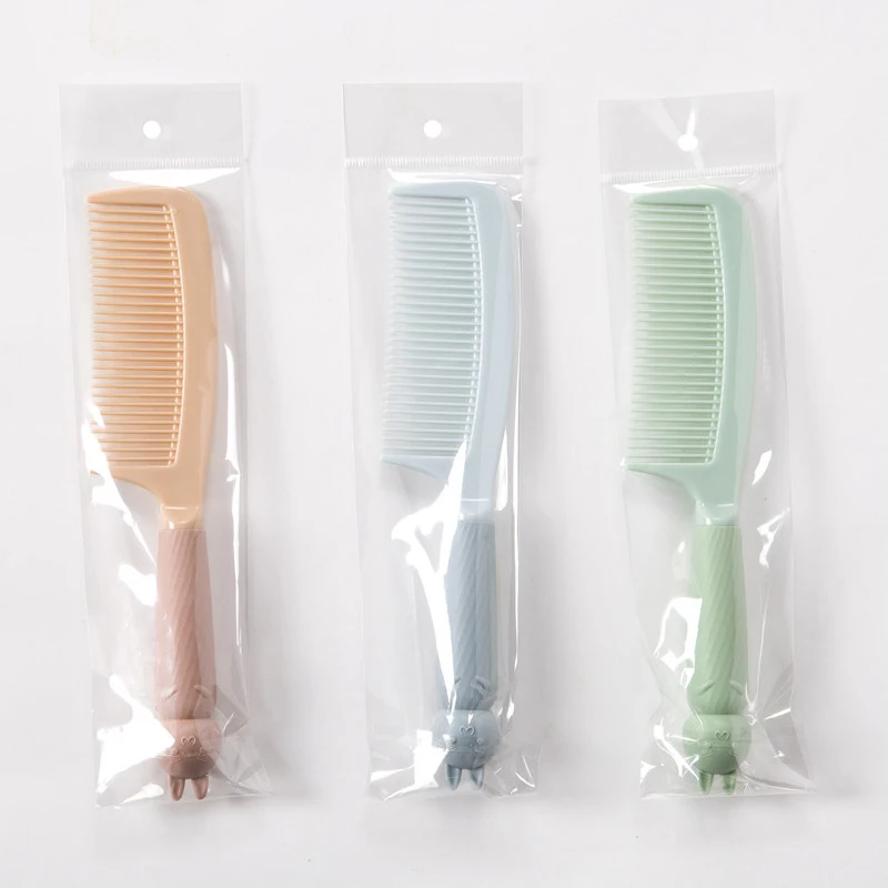 Styling Tool Comb Unique Design Creative Cute Massage Comb Silicone Home Plastic Curling Comb