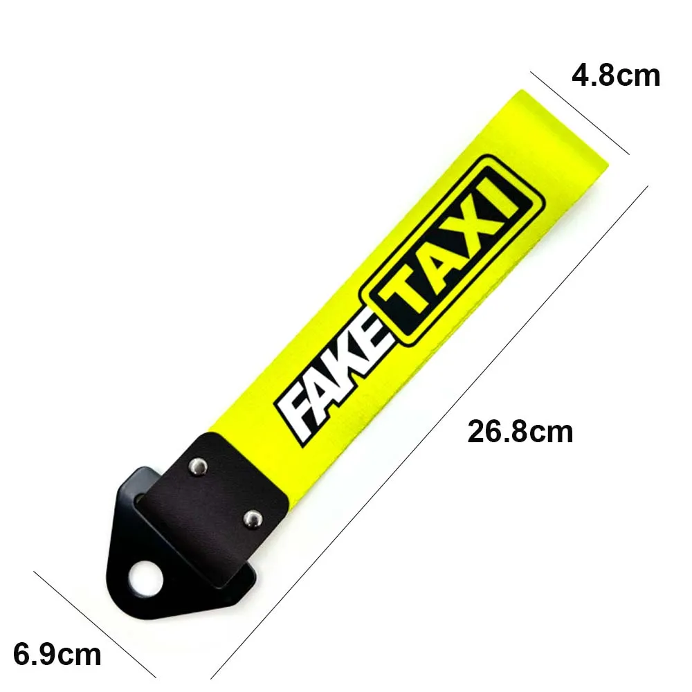 JDM Racing Style Tow Strap Universal Race Towing Bars Nylon Car Trailer Ropes Hook for Fake Taxi NOS Bride Initial D tow bar