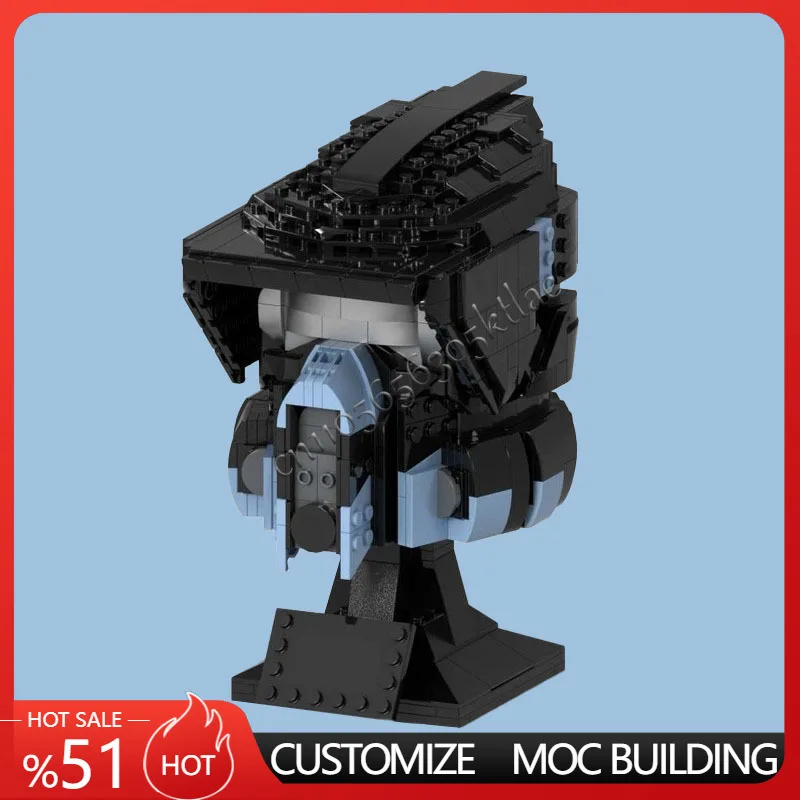 

751 шт., космический клон, армейская битва, плохая партия, шлем, теневой солдат, звезда, фильм, окончательная коллекция, сборка, головоломка, детский день рождения