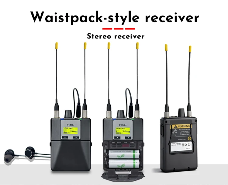 PSM900 In-Ear-Überwachungssystem P9T Sender P10R Empfänger Bühnenaufzeichnung Studio Stereo Wireless Monitoring System542-578MHz – Detail 5