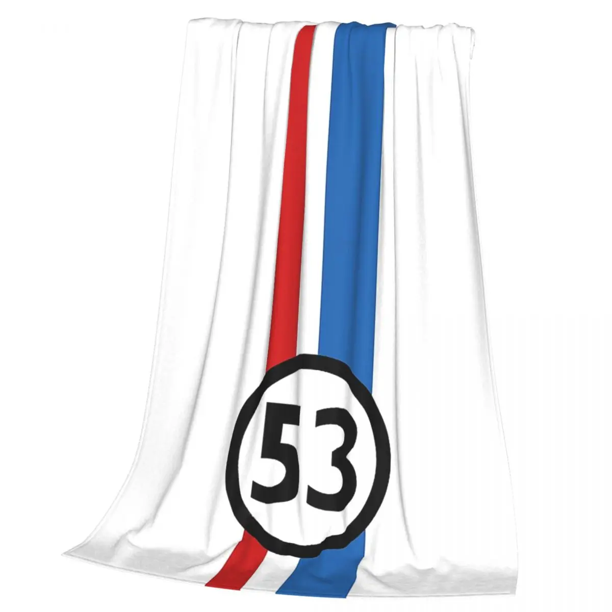 Herbie Number 53 Blankets Soft Warm Flannel Throw Blanket Plush for Bed Living room Picnic Travel Home Sofa