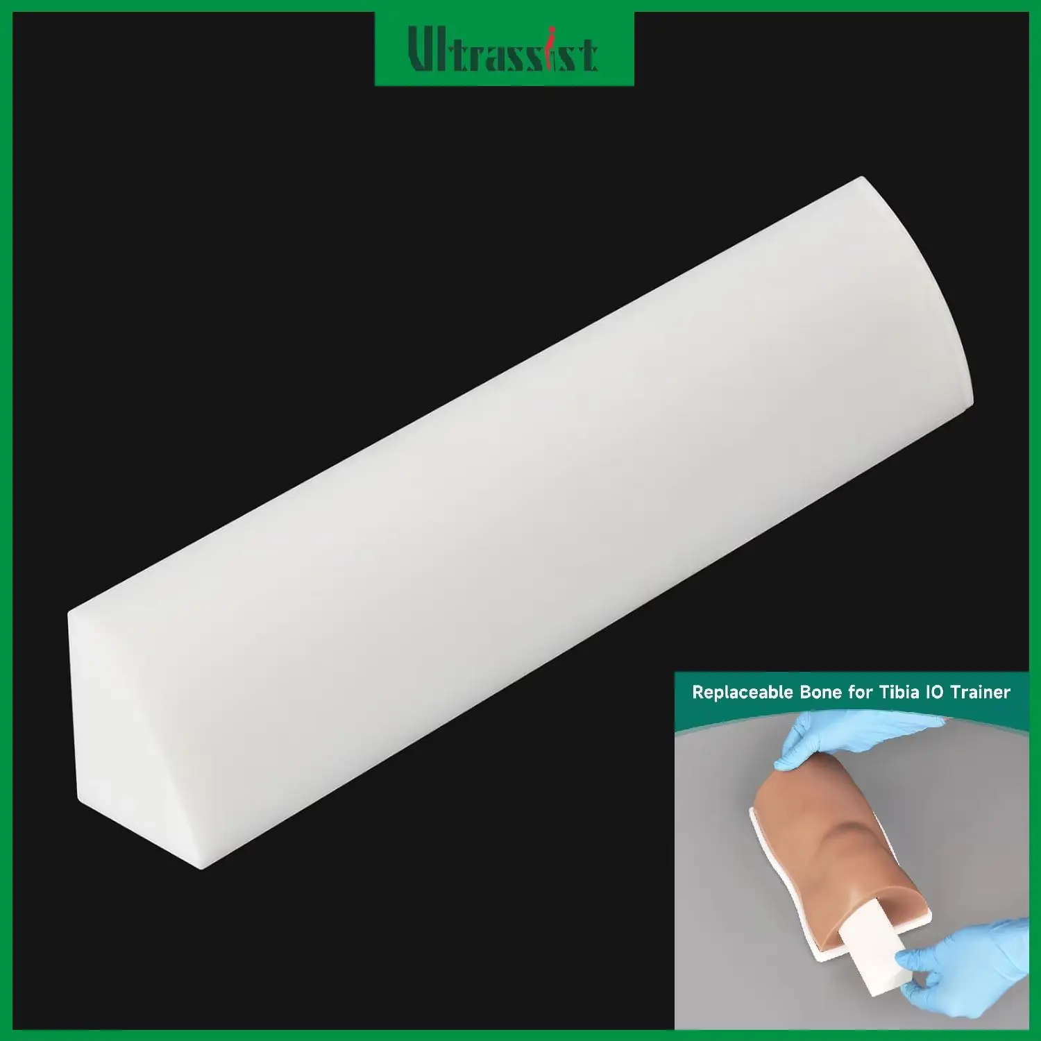 Ultrassist Replacement Bone Accessory of Tibia Intraosseous Trainer Repeated Needle Placement IO Practice for Medical Student