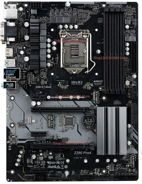

For ASROCK Z390 PRO4 1151 Pin Large Board DDR4 Mobile Phone Main Board