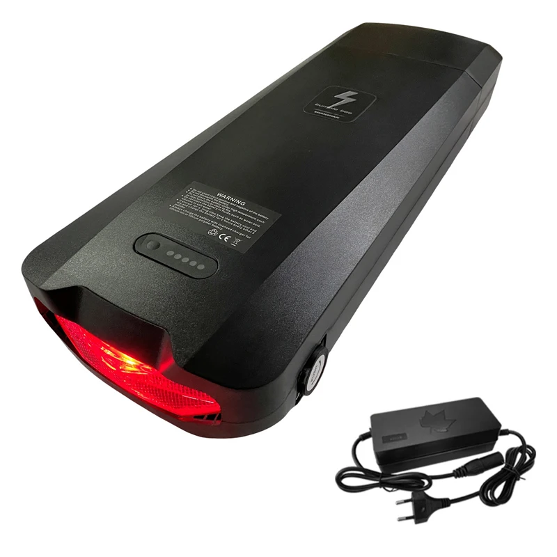 36V 48V 52V Rear Rack E-Bike lithium battery pack 15ah 17.5ah 20ah 22.5ah for Mountain Electric Bike Battery