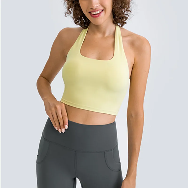 المرأة الرسن سترة رياضية بلون اللياقة البدنية المحاصيل القمم للصدمات سترة تدريب بلا أكمام رياضة القمم أضعاف تشغيل اليوغا تانك القمم #4