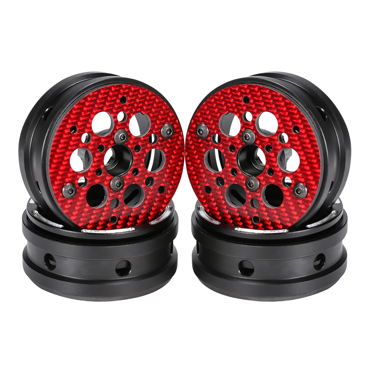 Jantes 1.9 » en fibre de carbone pour 1/10 Simulation Crawler SCX10 TRX4 Capra