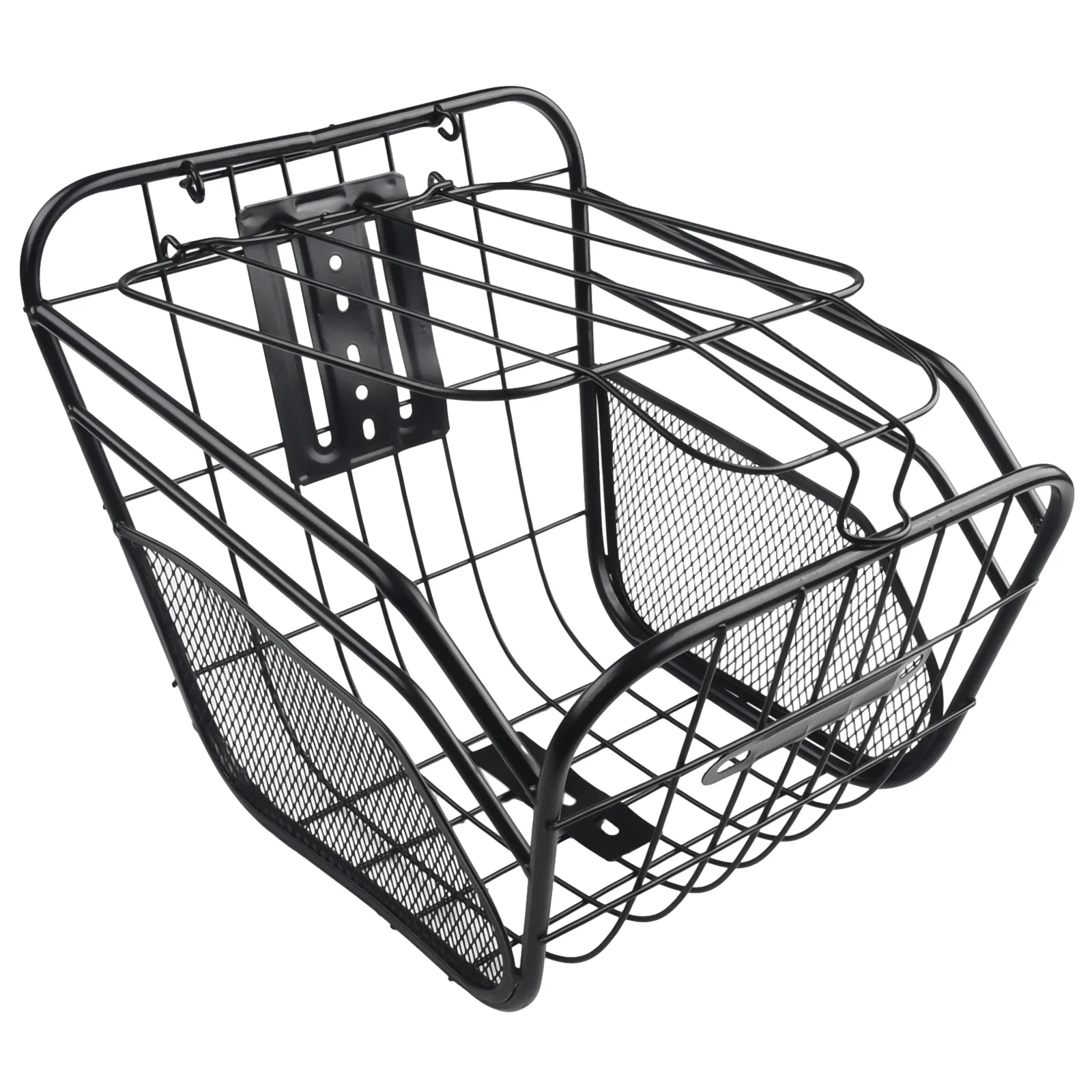 1pc Sturdy Bicycle Front Basket MTB Bike Handlebar Tube Hanging Basket Scooter E-bikes Storage Holder Part Cycling Accessories