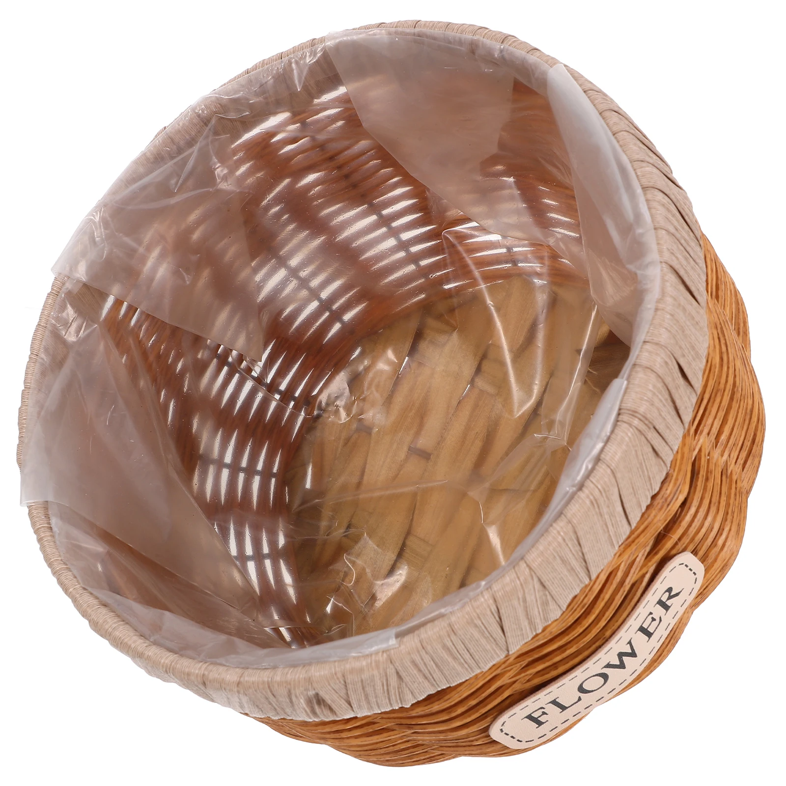 

Artificial Rattan Planter Baskets for Plants Pots Large Woven Basket Container Flower Pot Greenery Storage Home