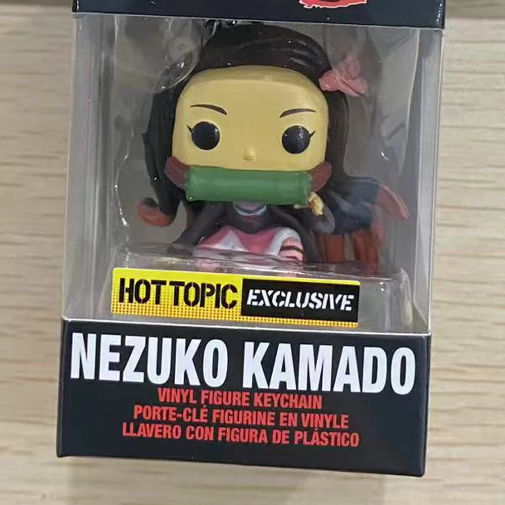 اليابانية أنيمي جيب المفاتيح Insuke Hashibira Nezuko الشكل Zenitsu Tanjiro لعبة مجسمة #3