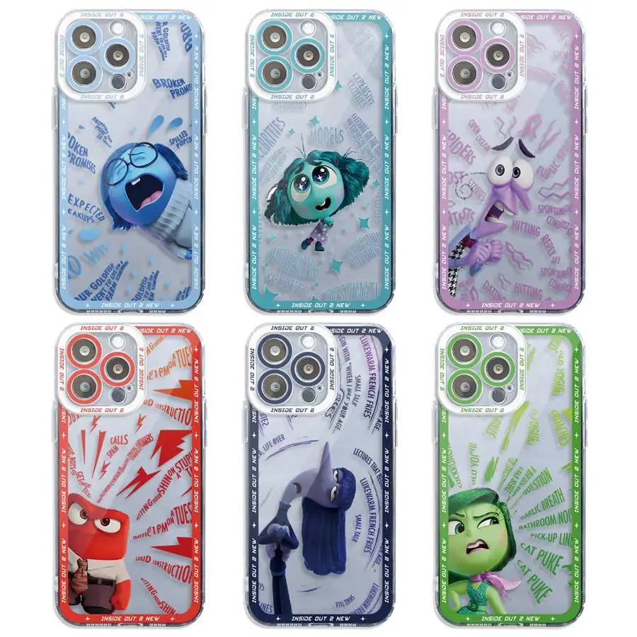 Disney Inside Out 2 Angle EYE Clear Soft Case For Motolora Moto G22 G52 G32 G71 G73 G72 Edge 40 5G Transparent Phone case