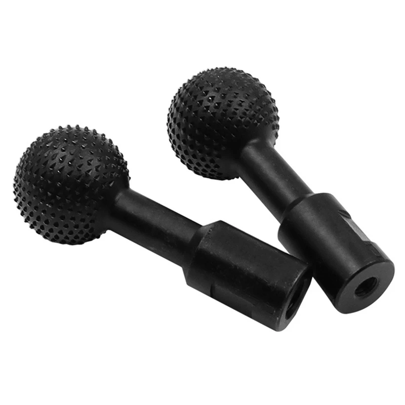 ABKP-2PCS 10MM + 14MM meuleuse d'angle boule tête de meulage boule ciseau boule couteau boule fichier tête de meulage travail du bois meulage