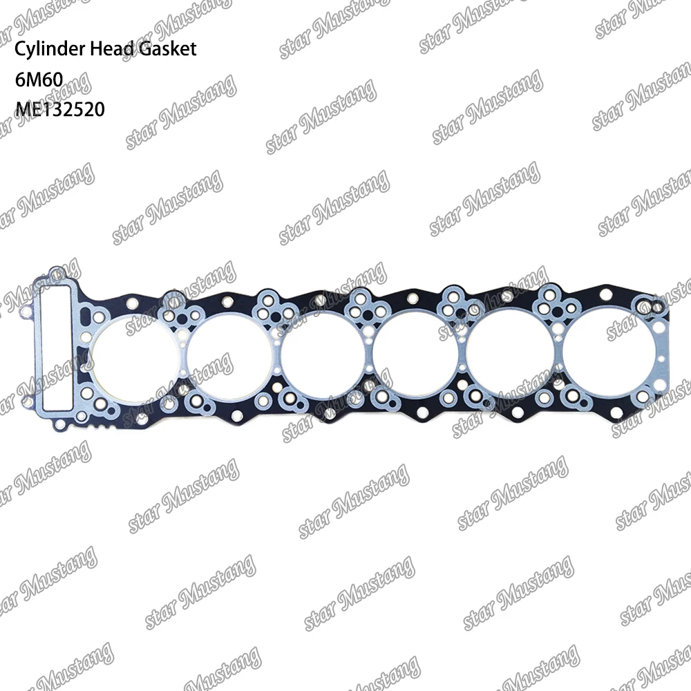 

Прокладка головки цилиндра 6M60 ME132520 подходит для деталей двигателя Mitsubishi