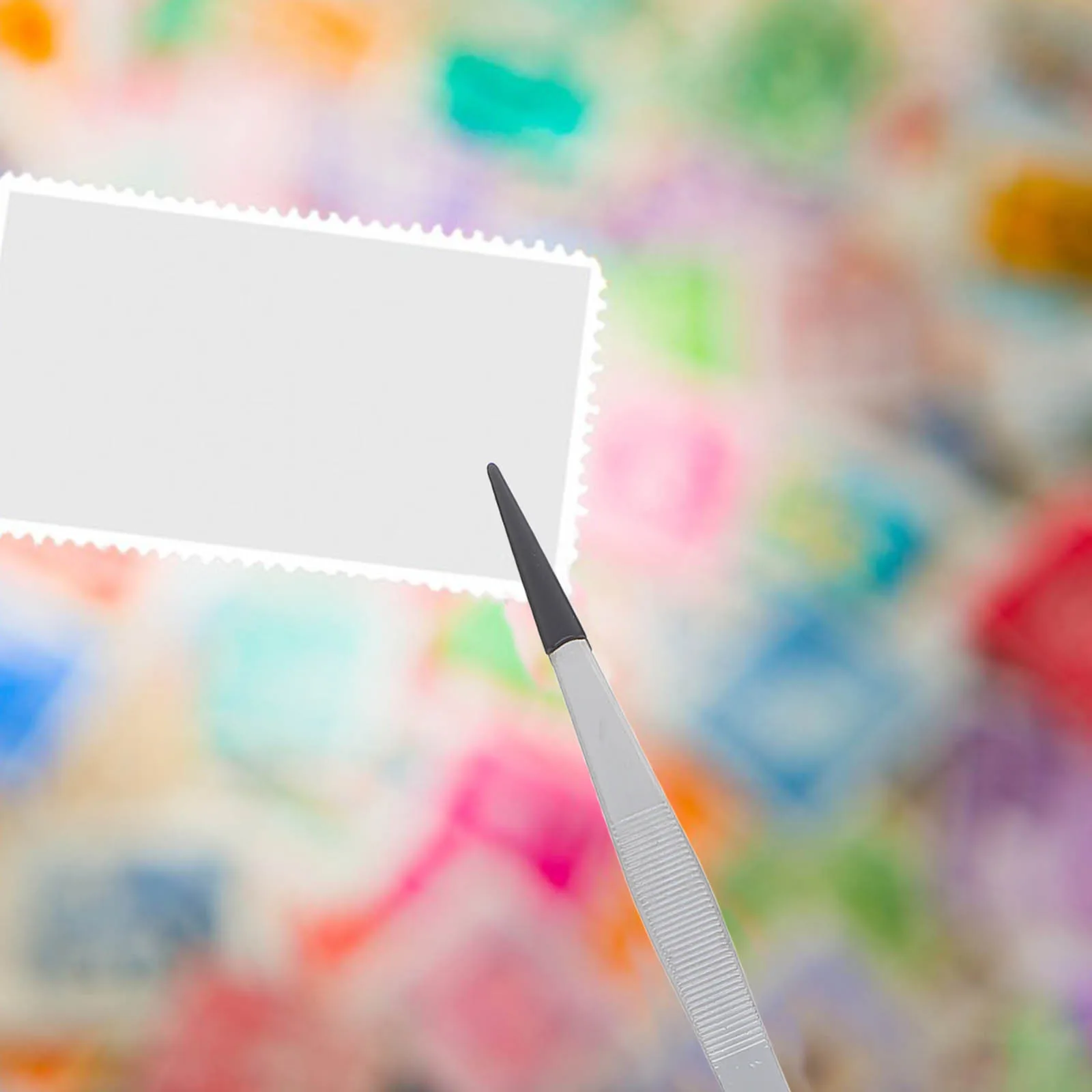 

5Pcs Rubber Tweezers Soft Coated Precision Tips for Jewelry Making Stamp Collecting Portable Travel Kit Rubber Tweezers