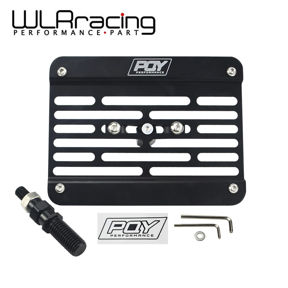 WLR RACING - Multi Angle Tow Hook Mount WLR License Plate For Honda Civic EG EK ES FD with WLR Sticker WLR-LPF02