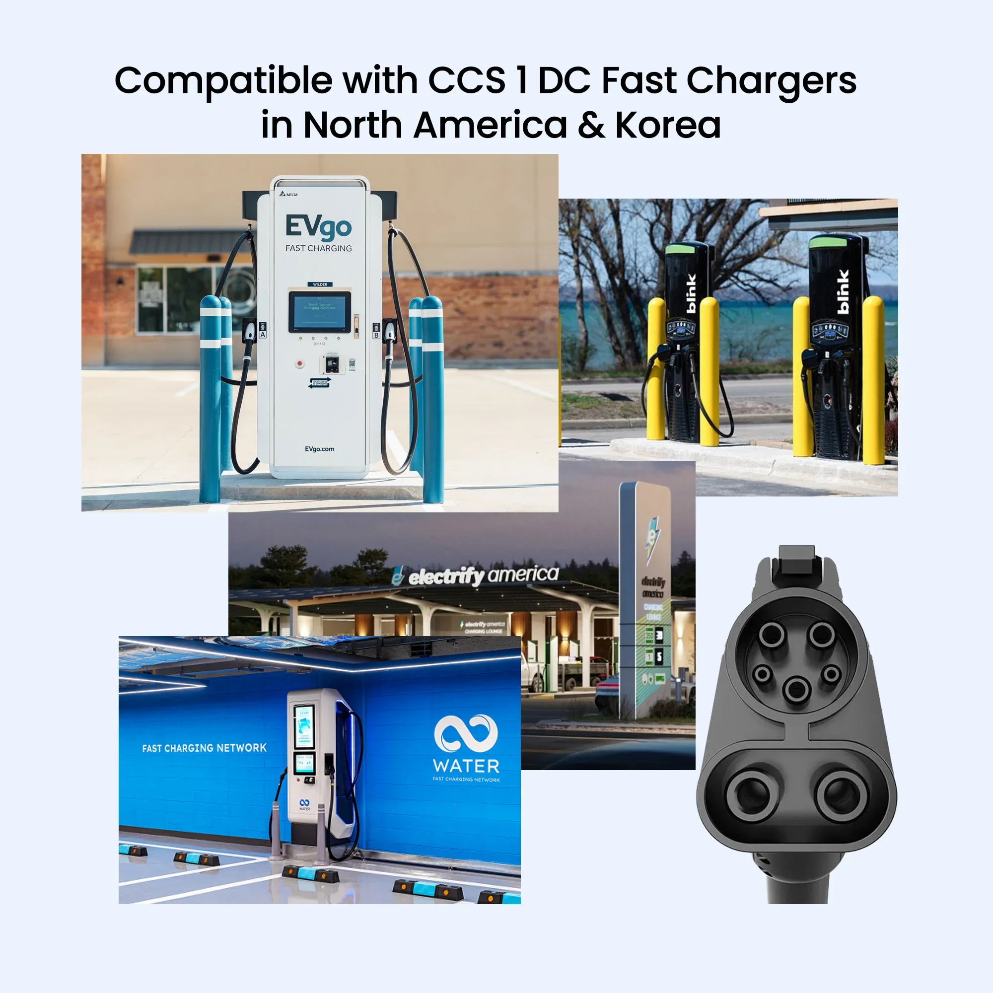 ตัวแปลงไฟฟ้า FITMPH CCS 1 เป็น Tesla DC, 500V DC, 250kW, ใช้ได้กับรถยนต์รุ่น 3,Y,S,X, รองรับการชาร์จเร็วระดับ 3