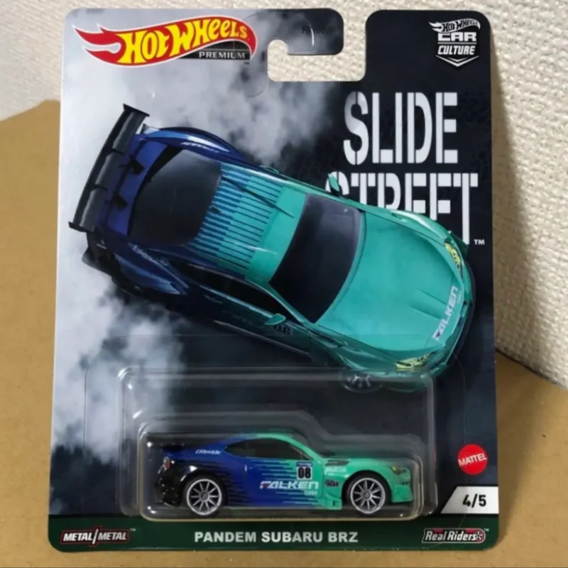Hot Wheels Premium Car Culture 2021 Slide Street Set 957E Nissan Toyota Subaru Mustang Auto pressofuse in scala 1:64