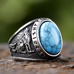 new Punk 316L Stainless Steel Between Good And Evil Skull Ring high quality For Man Movie Collect Jewelry Boyfriend Gift