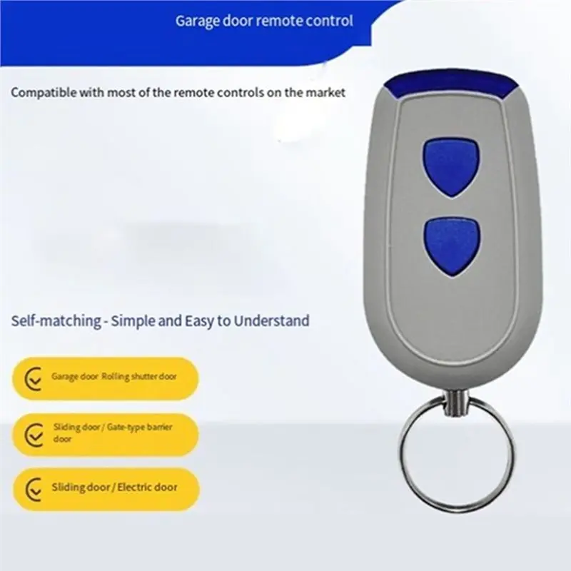 【RECOMENDAR】5Pcs 433.92Mhz Garage Door Opener For Normstahl/Crawford Standard Steel T433-4 2KS 4KS Replacement Garage Door Opene