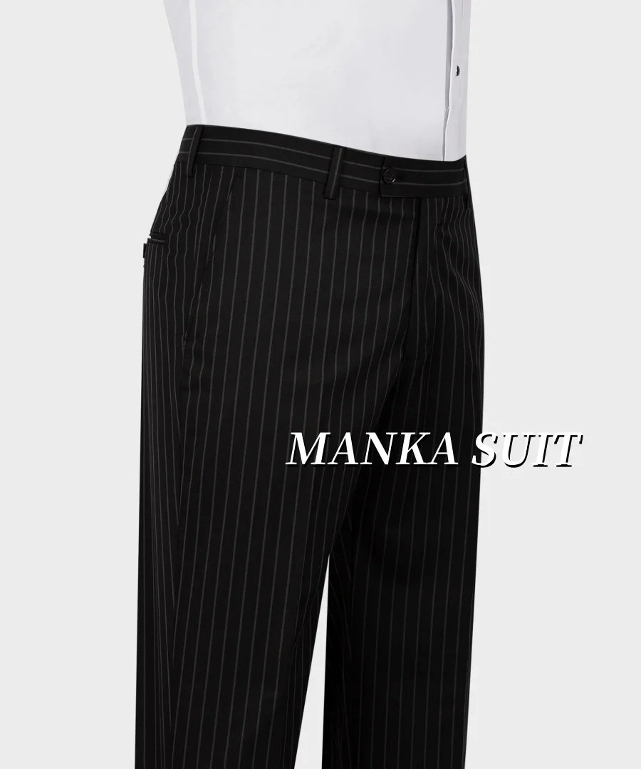 Peak Lapel Double Breasted Men's Suits 2PCS Blazer Pants Formal Party Business Office Suits for Men Customized  Men's set