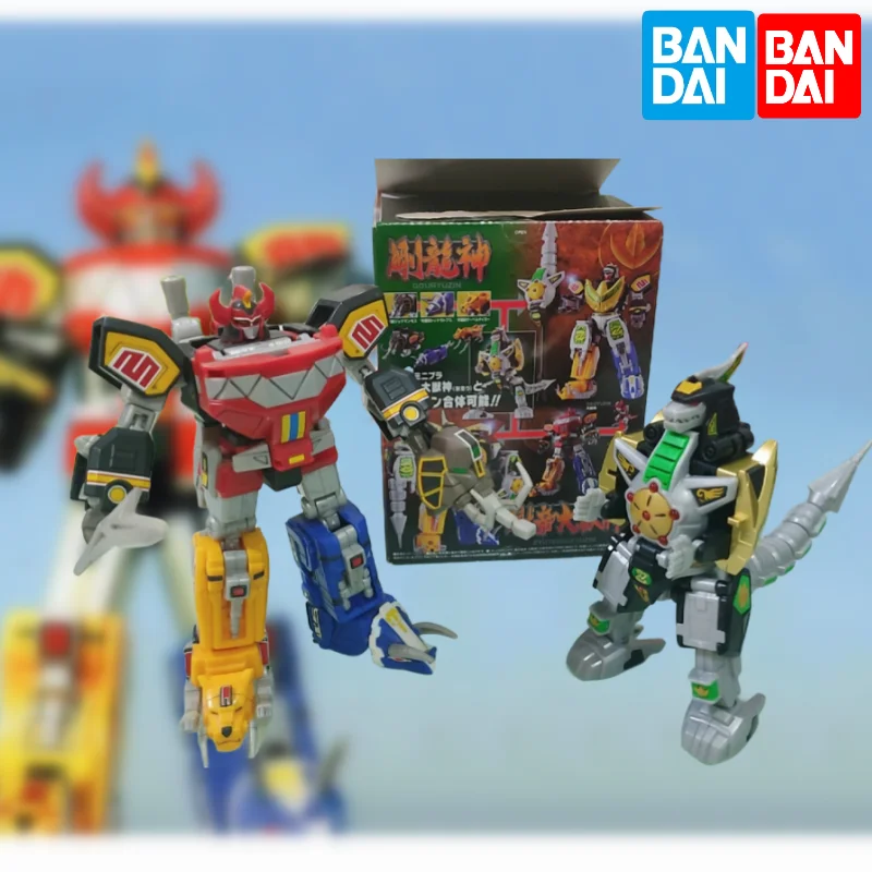 Power Rangers Action Figure Bandai Original Super Mini Pla Dragon Caesar Shokugan  Collectible Model Toy New In Stock