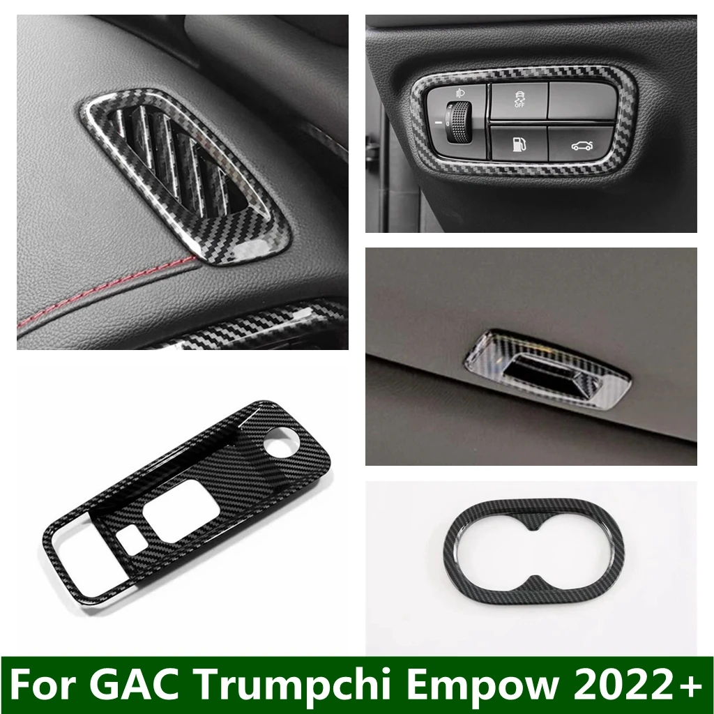 

Head Light Lamp Switch Button / Gear Shift Panel / Air Condition Vent Outlet Frame Cover Trim For GAC Trumpchi Empow 2022 - 2025