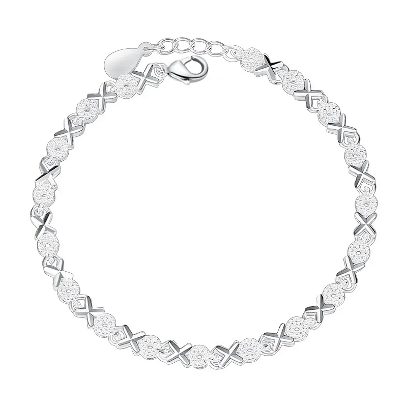 925 Sterling Silber Mode-Armband in Verschiedenen Stilen für Damen, Eleganter Schmuck für Hochzeit und Partys, Wunderschönes Geschenk – Detail 1