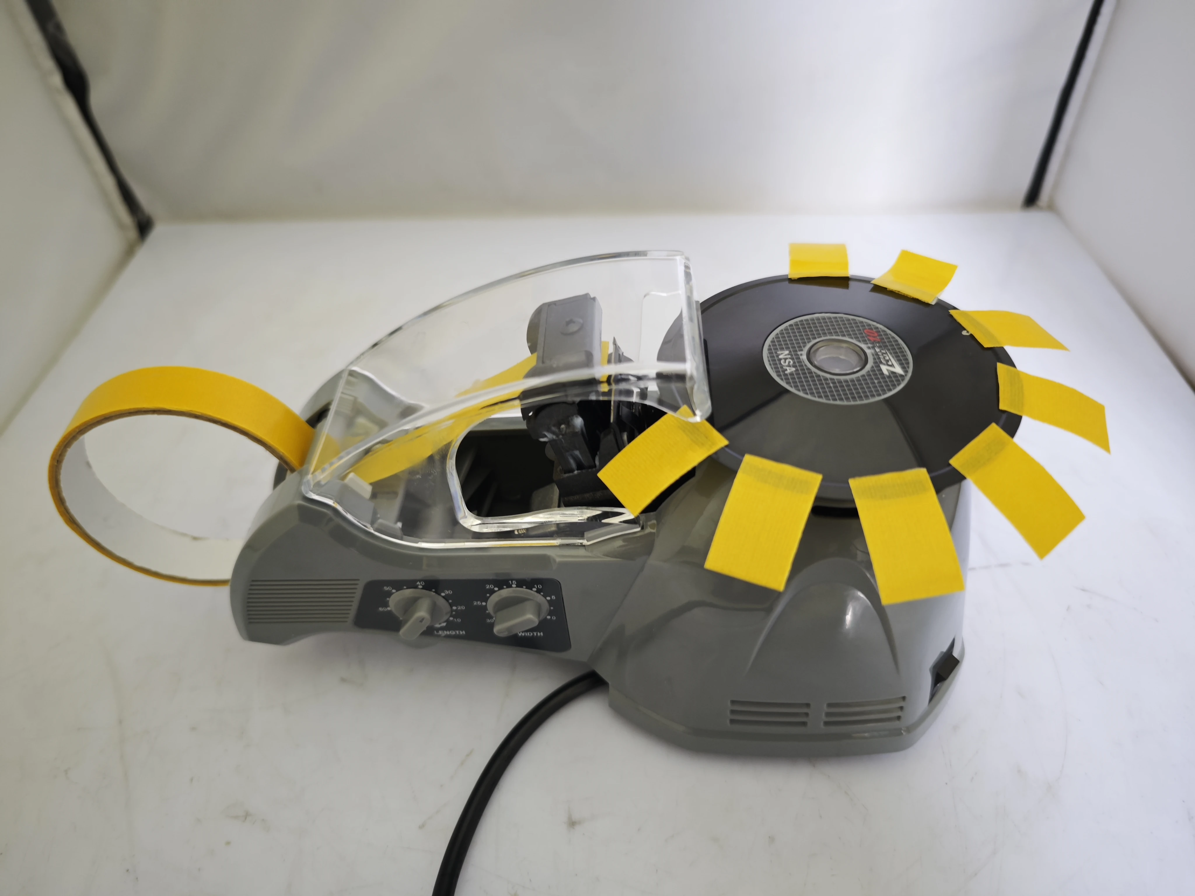 Imagem -05 - Máquina Automática de Fita de Disco Fita Elétrica Fita de Alta Temperatura Máquina de Corte de Fita Dupla Face com Sensor Zcut10