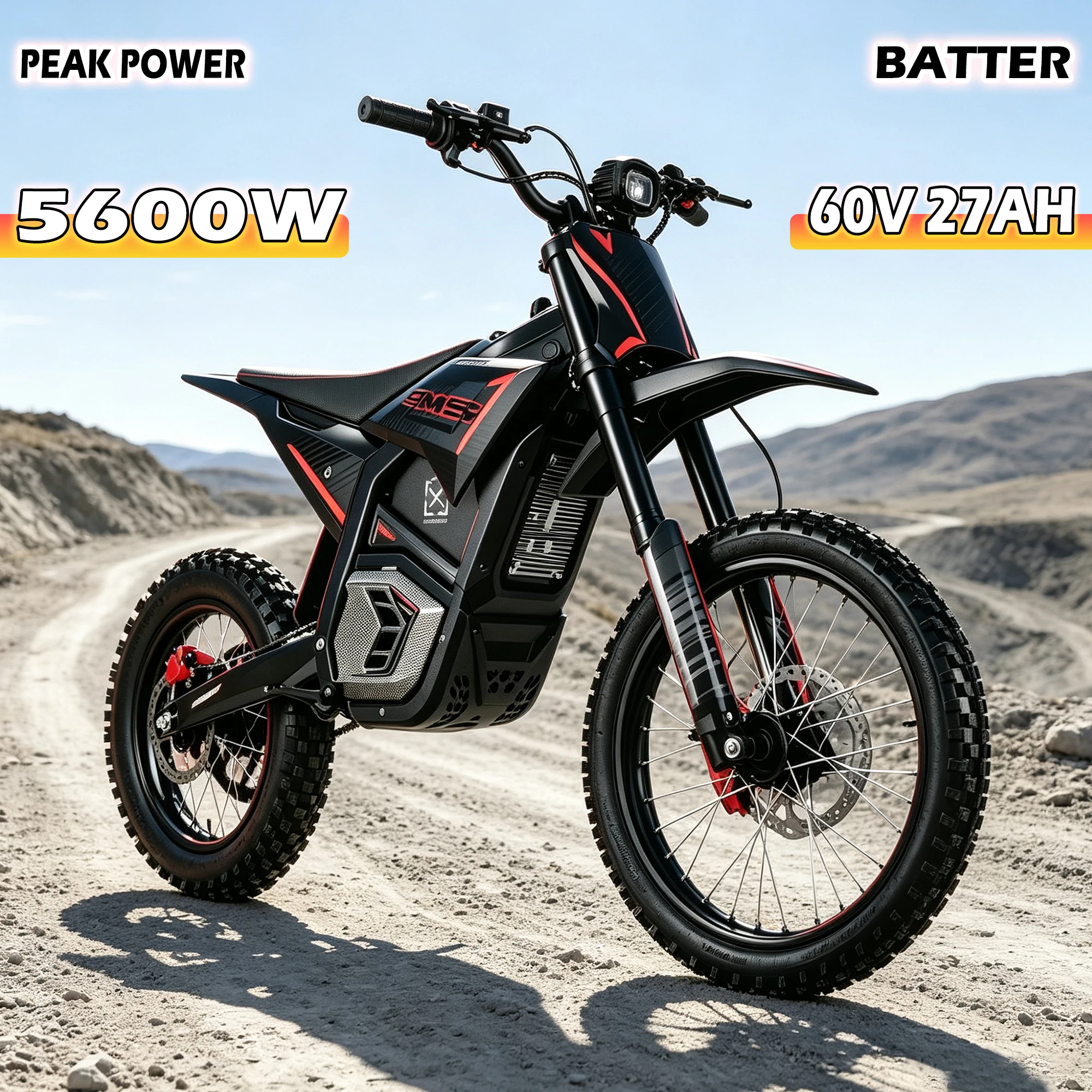 Valtinsu EM5 PRO – Neues EU-Modell: Spitzenmodell mit 5600W, 60V, 27Ah, Nennleistung 2500W, Höchstgeschwindigkeit 80 km/h, LCD-Display, 17-Zoll-Großreifen, IPX6 wasserdicht, sofort lieferbar.