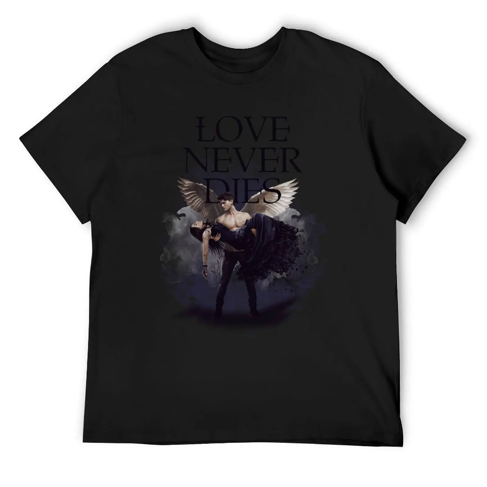 

Love Never Dies T-Shirt croswit shirt man Short sleeve tee graphics oversizeds mens graphic t-shirts