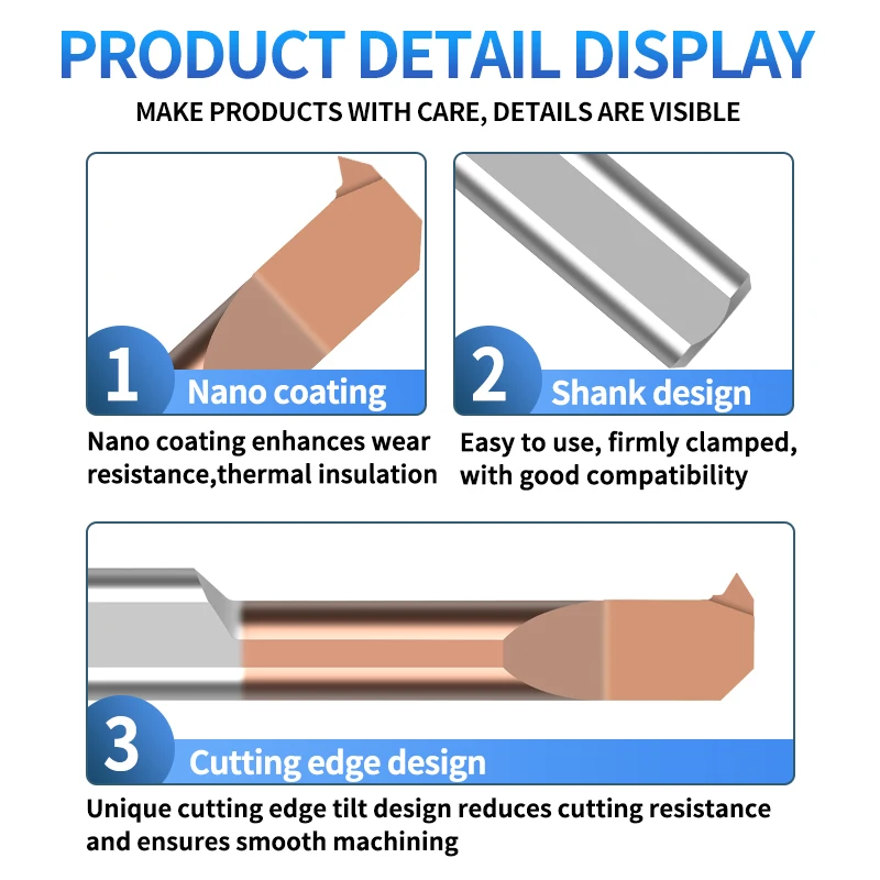 UT TAP 1 قطعة CNC كربيد التنغستن الصلب تتحمل صغير مملة سكين صغير MIR3 MIR4 MIR5 الفولاذ المقاوم للصدأ الألومنيوم مركز التصنيع