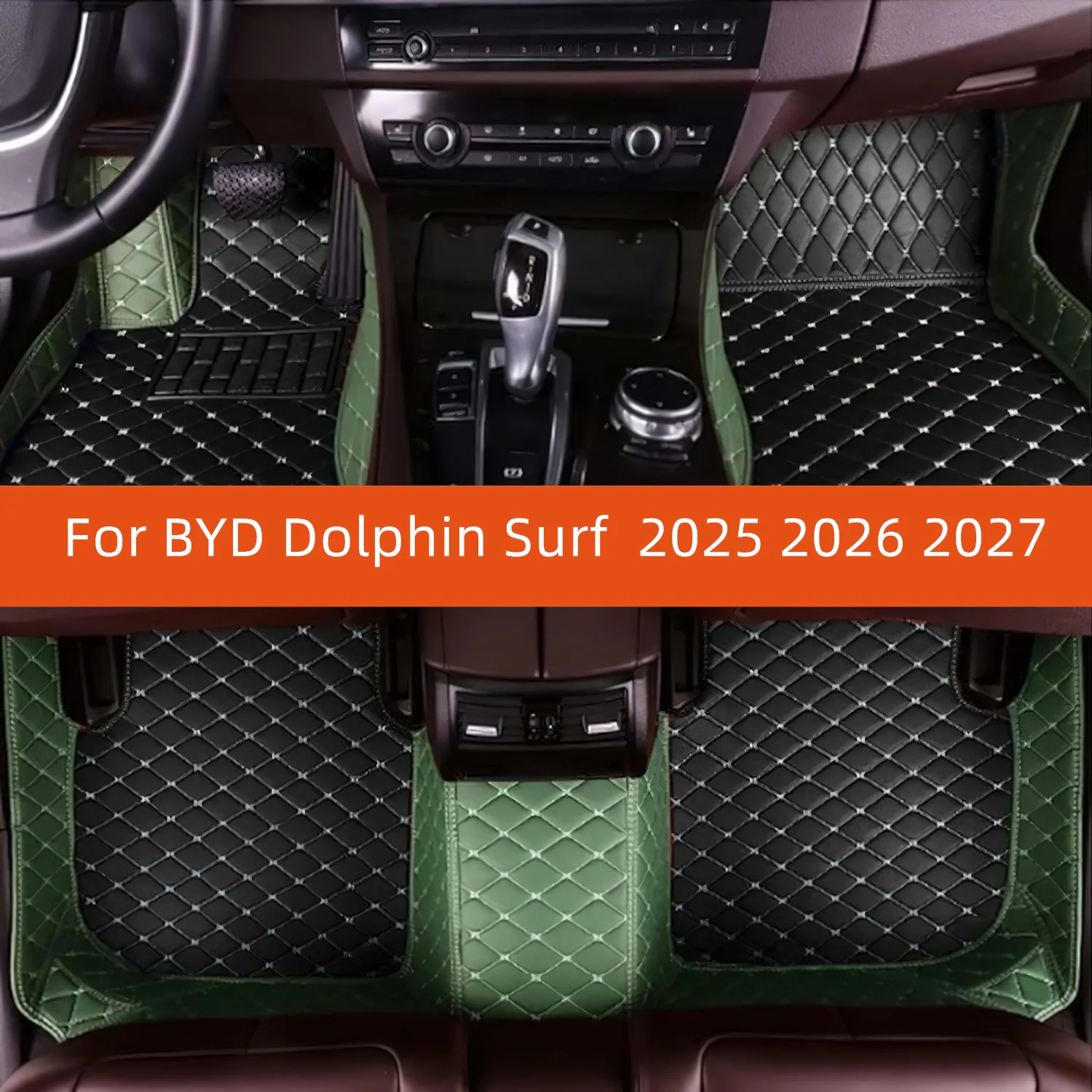

Custom Leather Car Floor Mat For BYD Dolphin Surf 2025 2026 2027 Car Mat Interior Accessories
