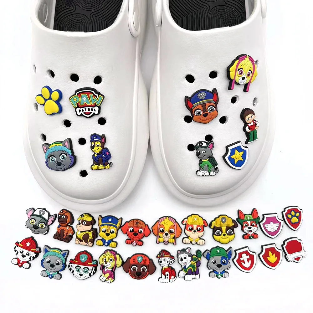 1 pz Paw Patrol Collection ciondoli per scarpe per Crocs decorazioni per scarpe fai da te accessori decorazioni sandalo decorare regalo di