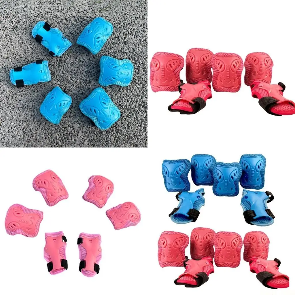 

U2JB Kids Knee Pads Elbow Pads Wrist Guards for Roller Skate, Cycling, Skateboard