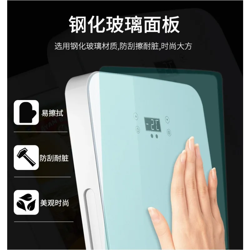 ثلاجة صغيرة للسيارة سعة 25 لترًا، ثلاجة تأجير منزلية صغيرة مزدوجة الأغراض، صغيرة واحدة عنبر #3