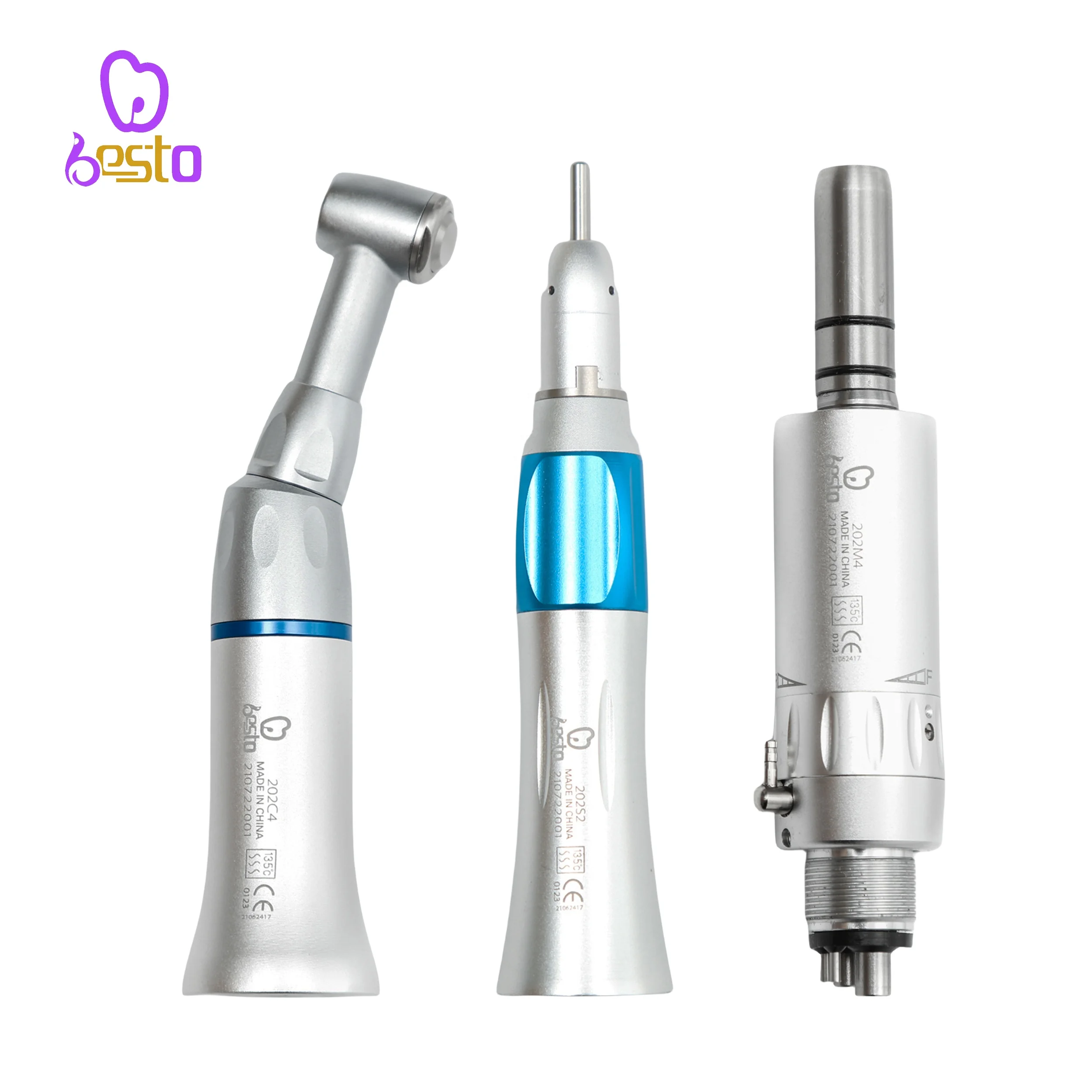 dent al Handpiece Kit 1:1 Turbine External Water Spray Low Speed Contra Angle Straight Airmotor dent al Handpieces Set