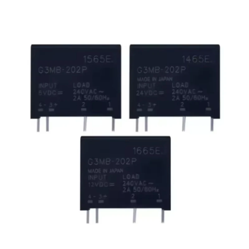 20Pcs/lot 100% New G3MB-202P-5VDC Solid State Relay Module G3MB-202P 5VDC 12VDC 24VDC Power Relays DA-AC 2A 240AC 4 Pin Original