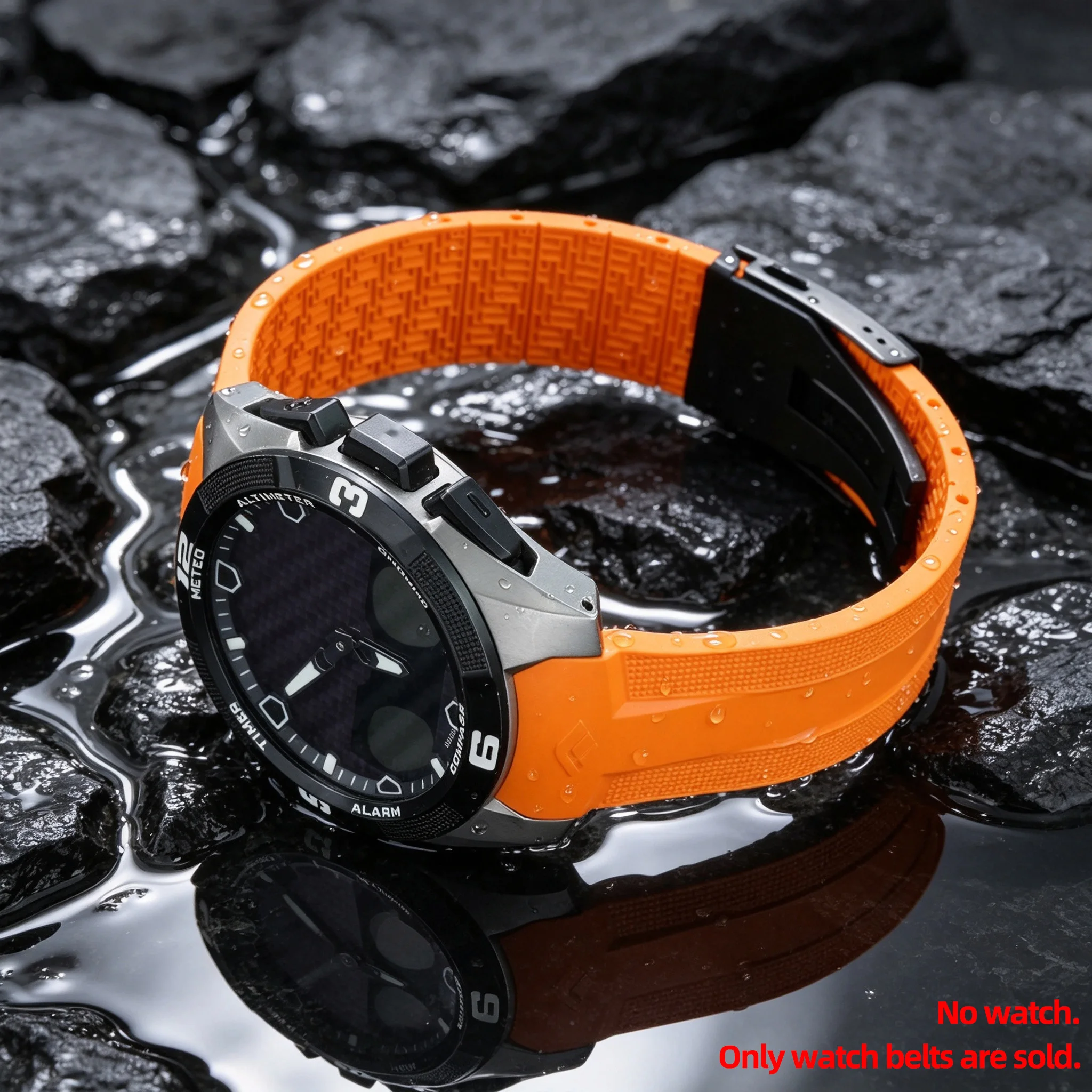 Rubber Silicone Strap For Tissot 1853 Tengzhi T-Touch Original T091 Rubber Watch Band T091.420A Silicone Watch Band 22mm