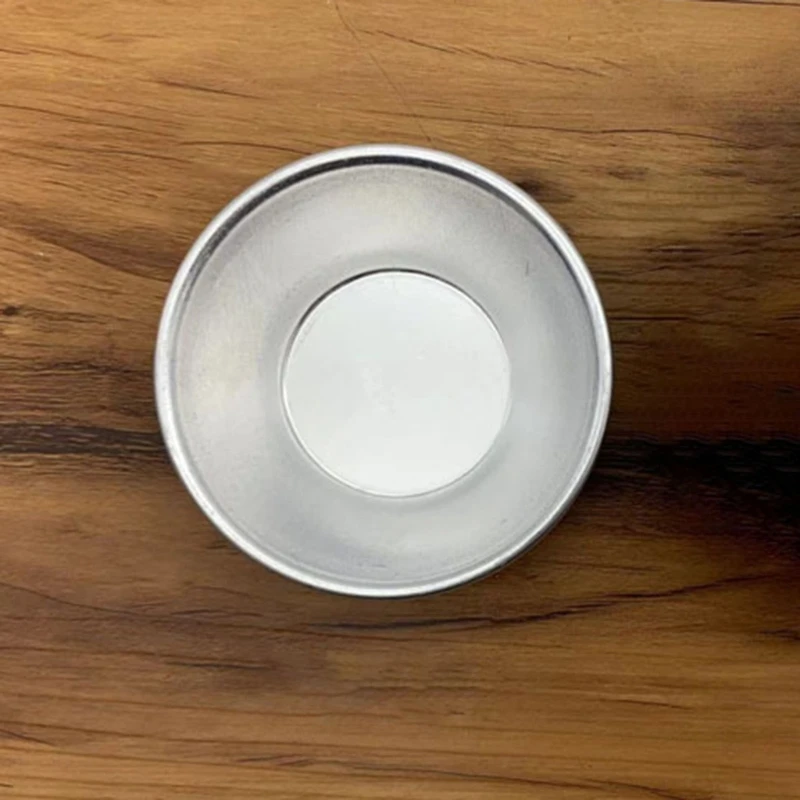 Gói 50 Ly Làm Bánh Chống Dính Khuôn Làm Bánh Kim Loại Nhôm Trứng Khuôn Bánh Tart