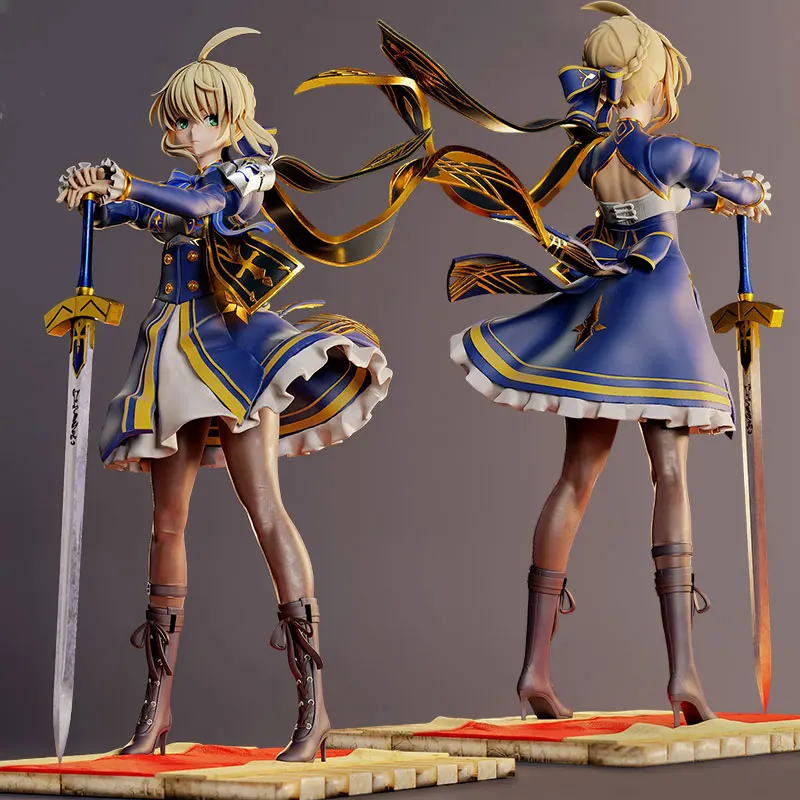 Figura de Anime de 25 cm de Altria Pendragon de Fate/Grand Order, Figura de Acción de Saber Alter/Saber Lily, Figura de Melusine, Muñeca de Juguete