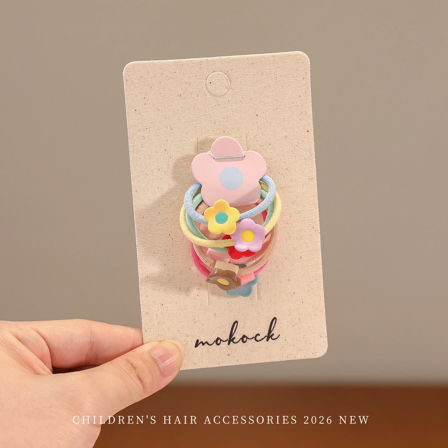 Cute Cartoon Baby Hair Ties High Elasticity No Hurt Hair Toddler Hair Elastics Colorful Flower Candy Infant Girls Hair Accessor view 6