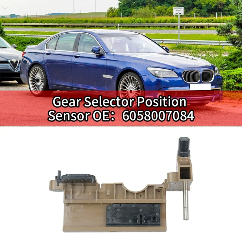 Automotive Gear Selector Position Sensor With Speed Sensor 6HP19 6058007084 For BMW F01 F02 F03 730D 740 450 Spare Parts