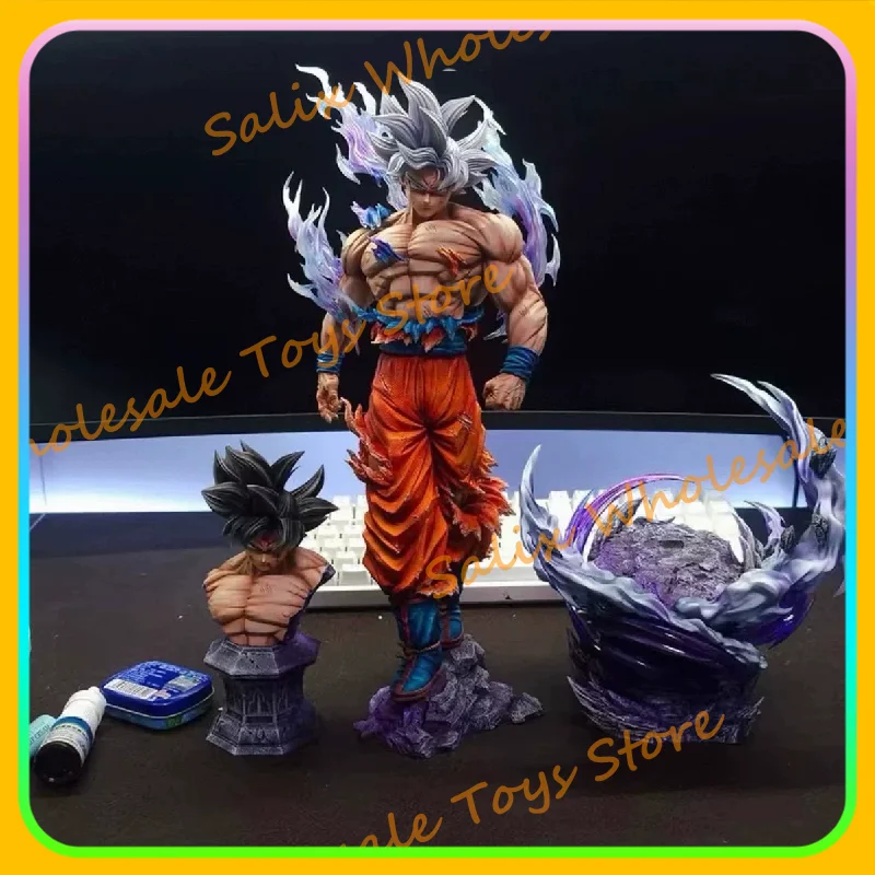 

Dragon Ball аниме 42 см Ultra Instinct Son Wukong Gk модель трендовые игрушки окружающая фигурка Коллекционные игрушки