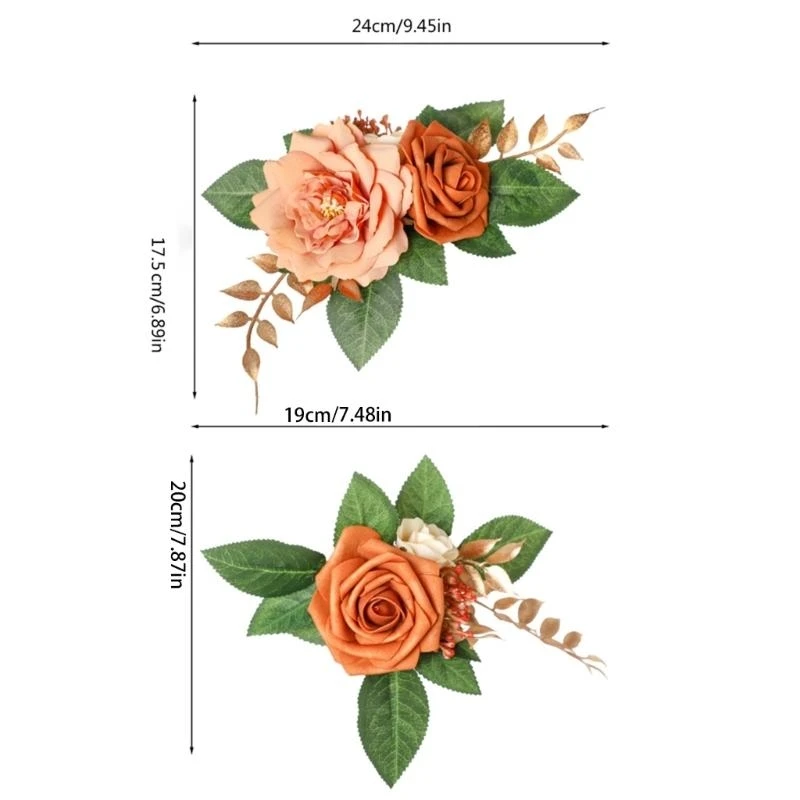 Artificial Flower Decorations for Wedding Party Centerpieces Photography Props 15UB