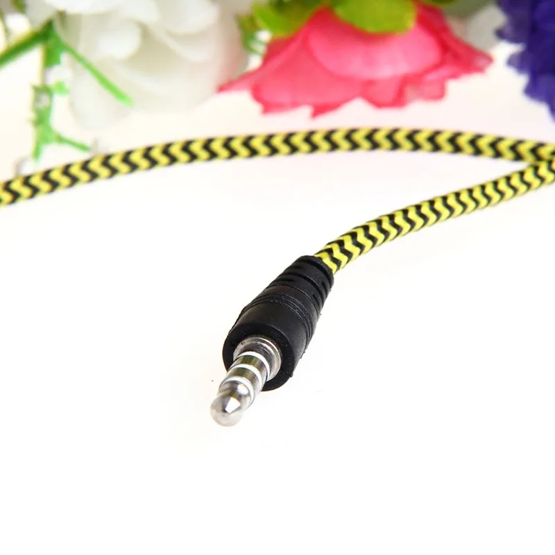 3.5mm In-Ear Earphone Headphone With Mic Braided Headset For phone  New