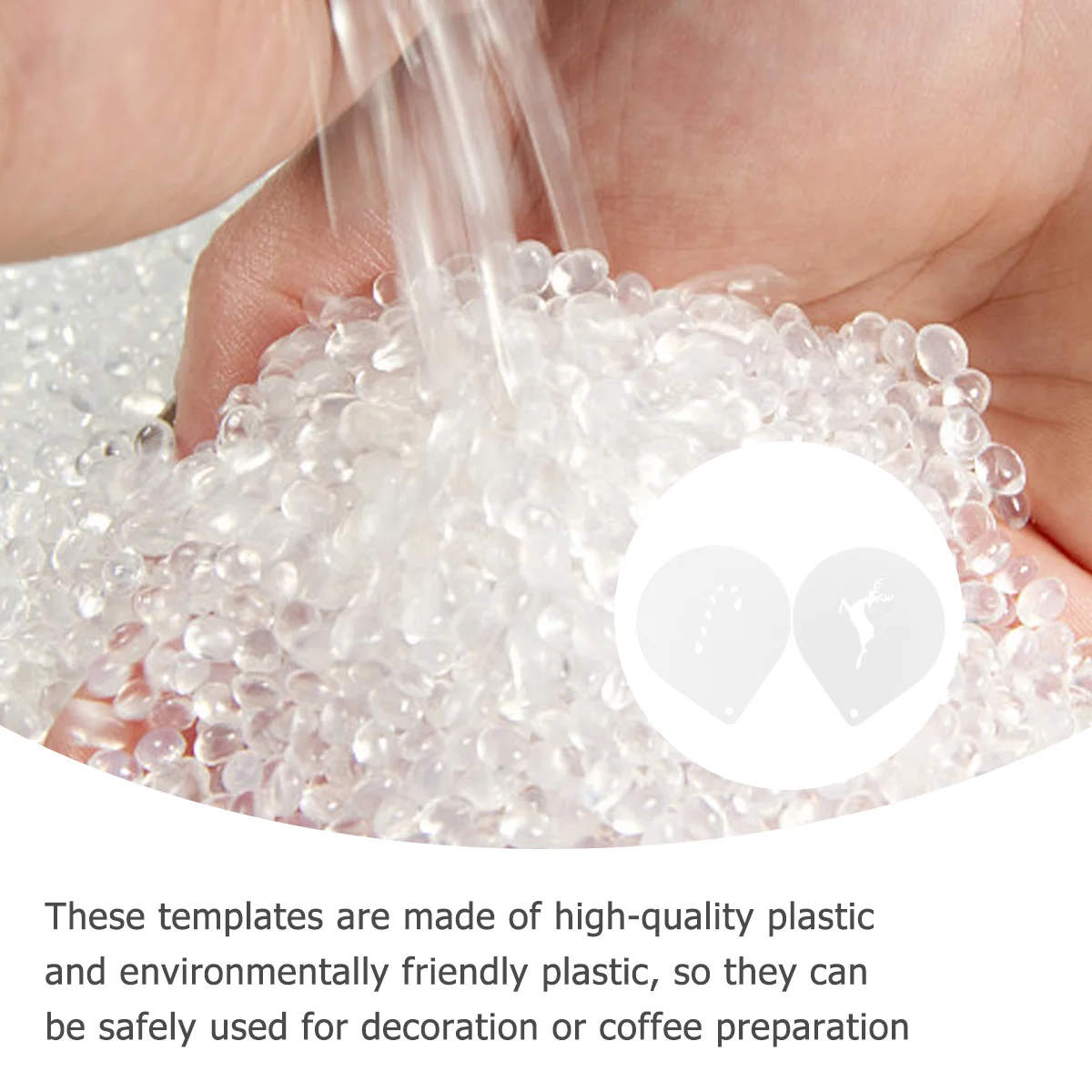 

12pcs Coffee Stencils Reusable Plastic Spray Mould For Latte Cappuccino Cake Decorating Tools Kitchen Barware Coffee Art