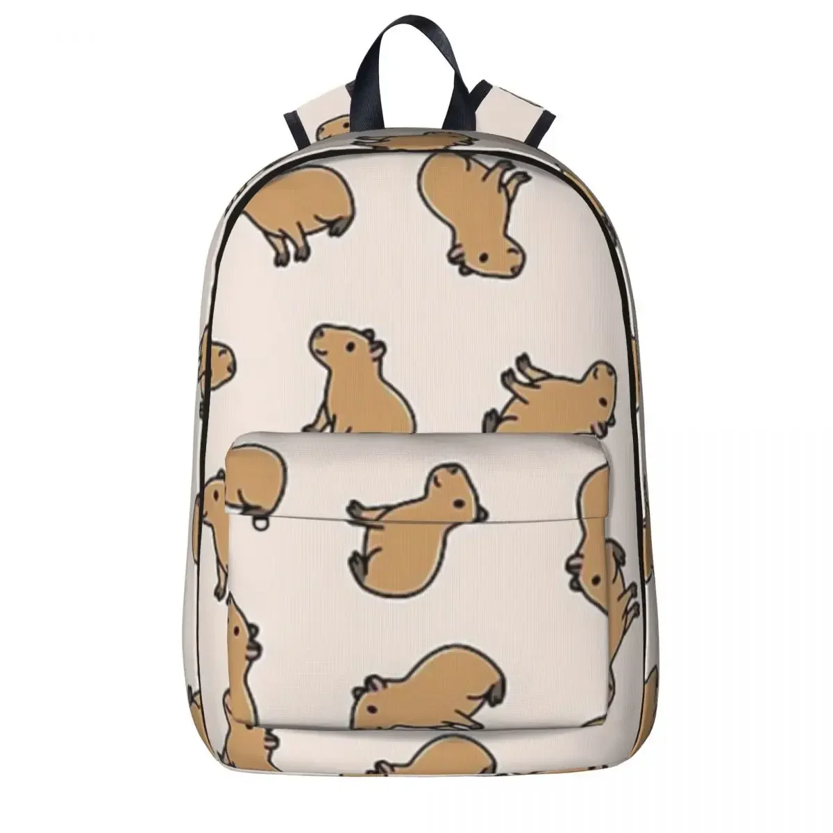 

Capybara Woman Backpacks Boys Girls Bookbag Casual Students School Bags Portability Laptop Rucksack Shoulder Bag