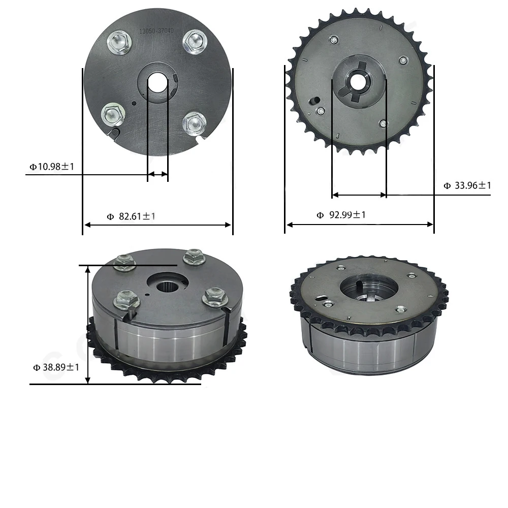 13050-37040 Camshaft Gear For Toyota Corolla 2008-2017 Matrix Prius CT200h xD 1.8L 1305037012 13050-37040 1305037040
